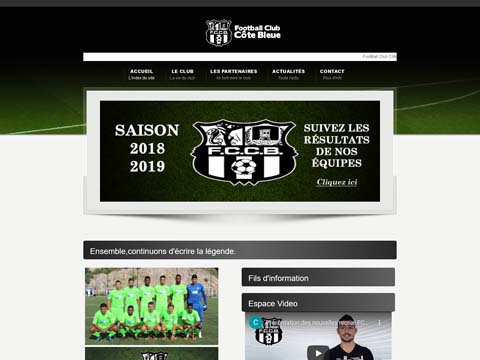 Visuel du projet de Football Club Côte Bleue